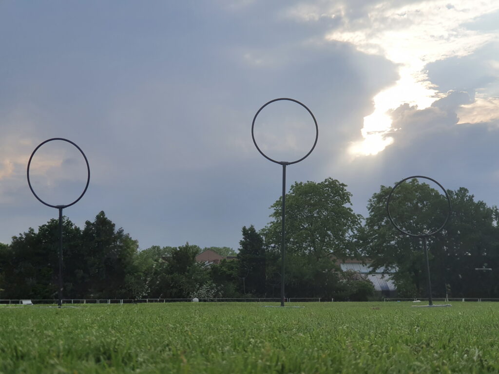Feld mit Ringen